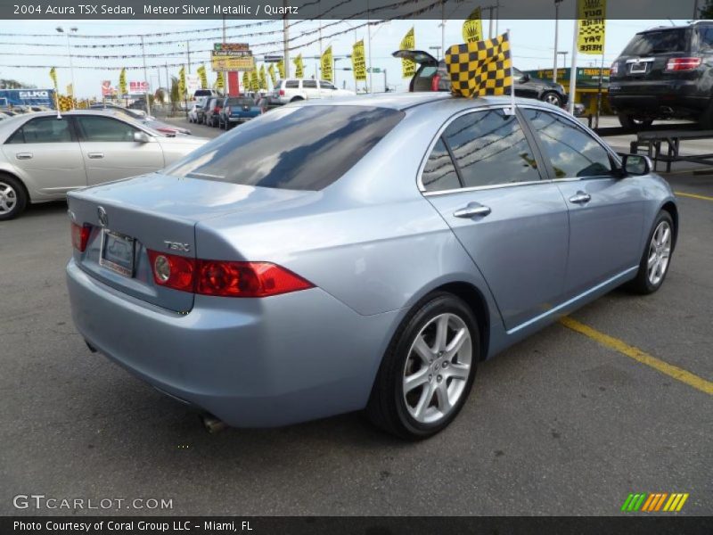 Meteor Silver Metallic / Quartz 2004 Acura TSX Sedan