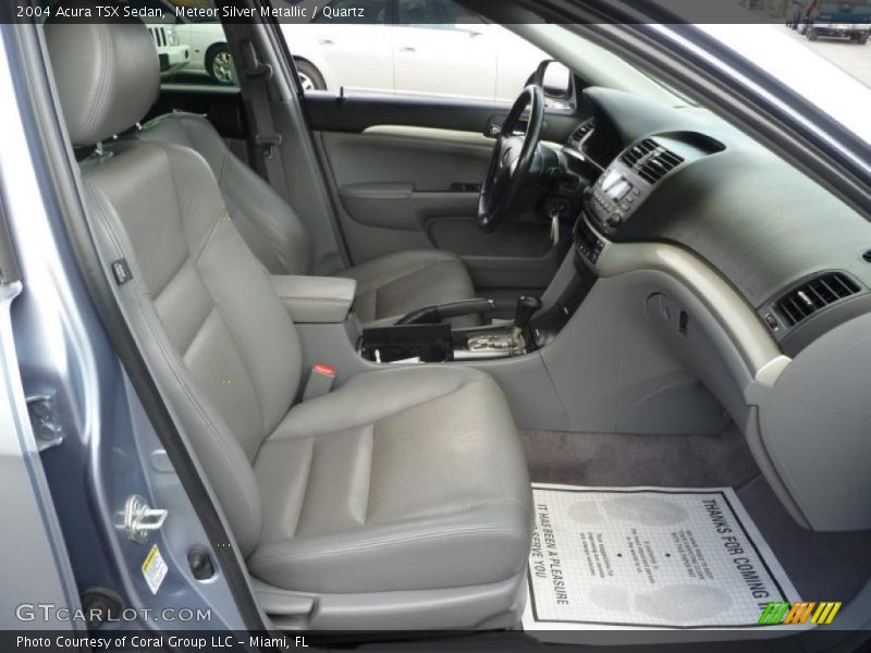 Meteor Silver Metallic / Quartz 2004 Acura TSX Sedan
