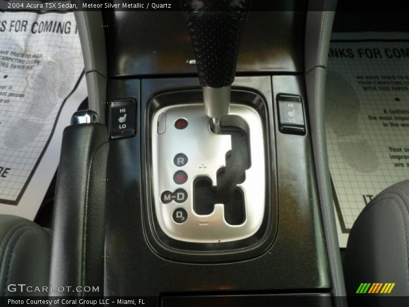 Meteor Silver Metallic / Quartz 2004 Acura TSX Sedan