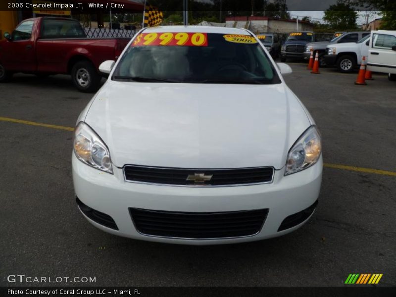 White / Gray 2006 Chevrolet Impala LT