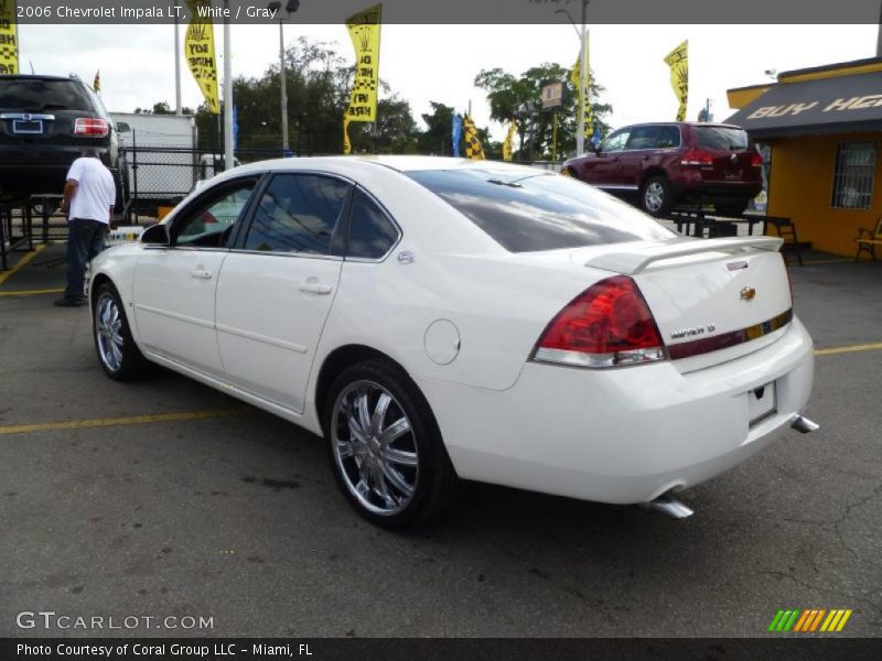 White / Gray 2006 Chevrolet Impala LT