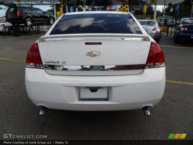 White / Gray 2006 Chevrolet Impala LT