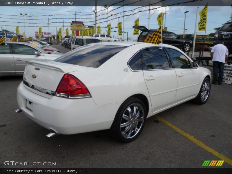 White / Gray 2006 Chevrolet Impala LT