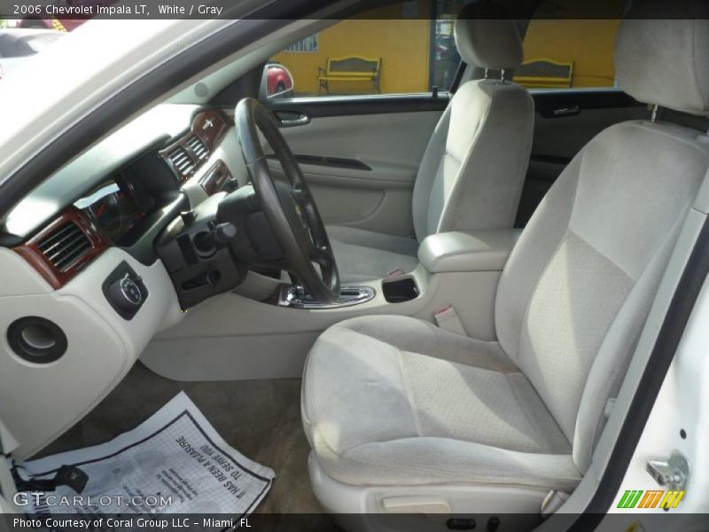 White / Gray 2006 Chevrolet Impala LT