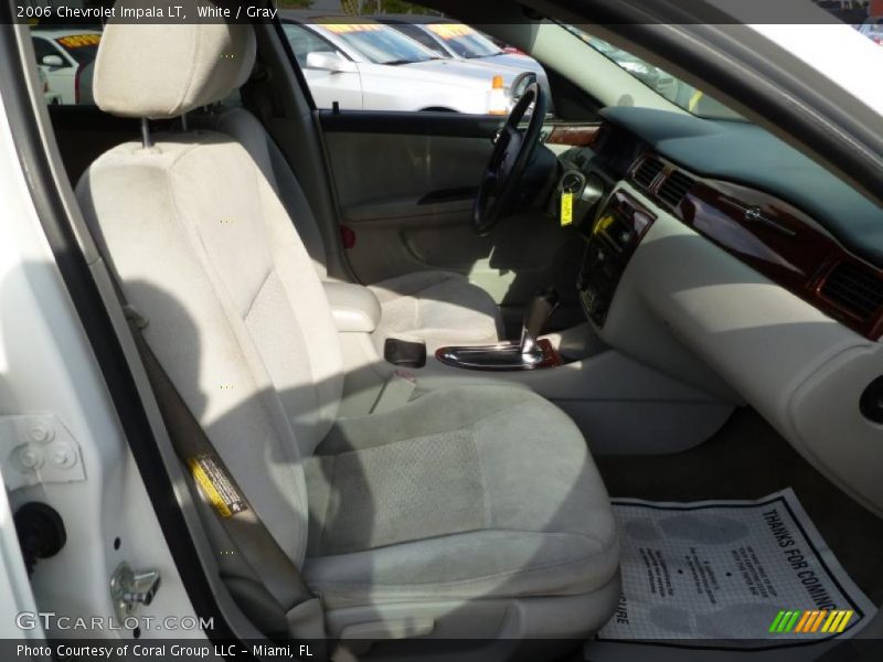 White / Gray 2006 Chevrolet Impala LT