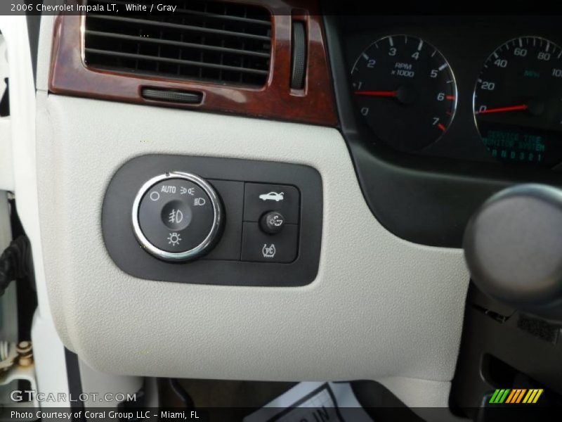 White / Gray 2006 Chevrolet Impala LT