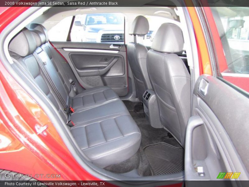 Salsa Red / Anthracite Black 2008 Volkswagen Jetta SE Sedan