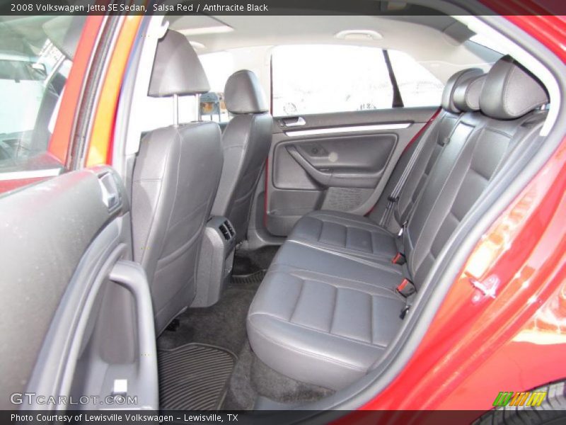 Salsa Red / Anthracite Black 2008 Volkswagen Jetta SE Sedan