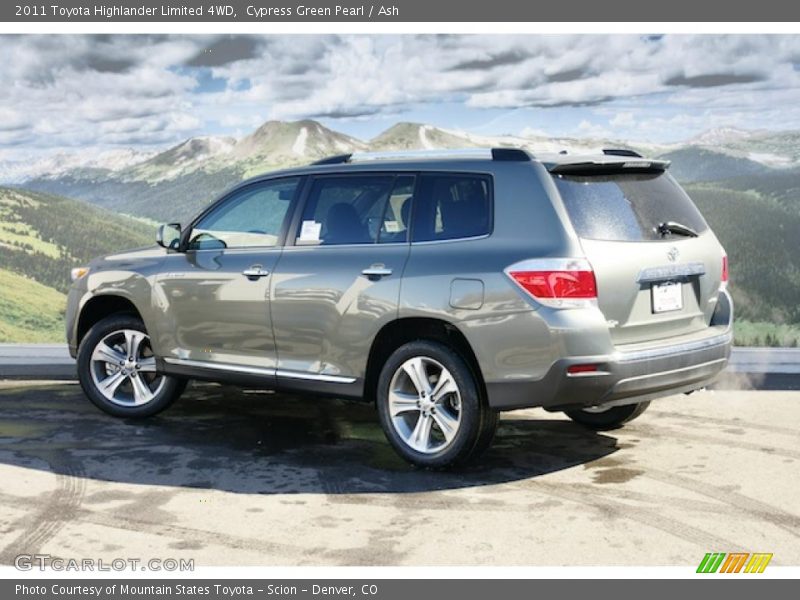 Cypress Green Pearl / Ash 2011 Toyota Highlander Limited 4WD