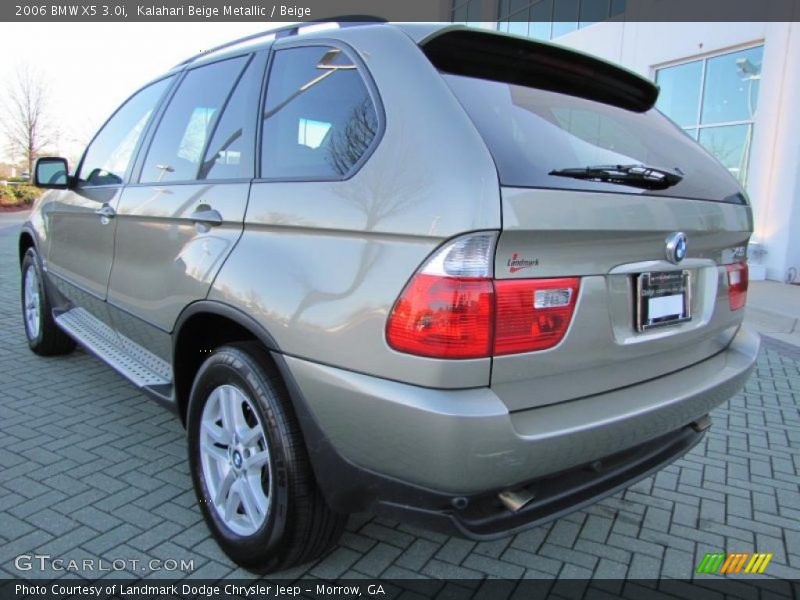 Kalahari Beige Metallic / Beige 2006 BMW X5 3.0i