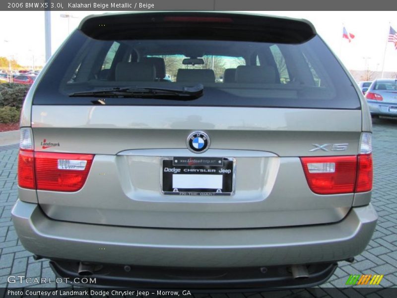 Kalahari Beige Metallic / Beige 2006 BMW X5 3.0i