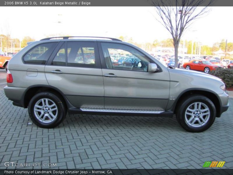 Kalahari Beige Metallic / Beige 2006 BMW X5 3.0i
