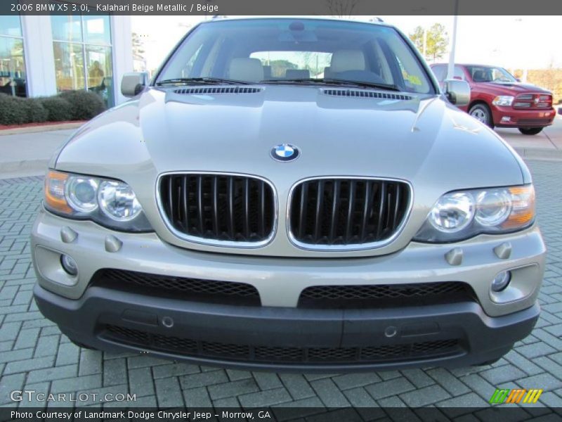 Kalahari Beige Metallic / Beige 2006 BMW X5 3.0i