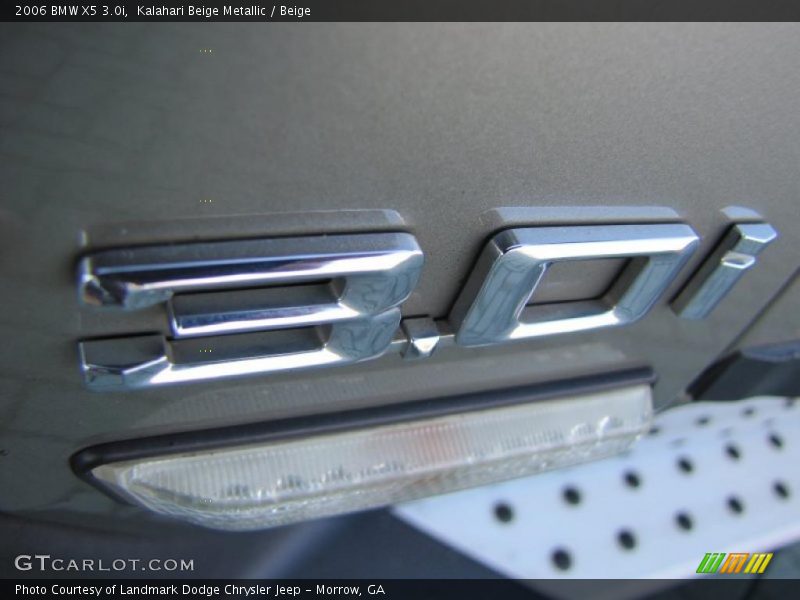 Kalahari Beige Metallic / Beige 2006 BMW X5 3.0i