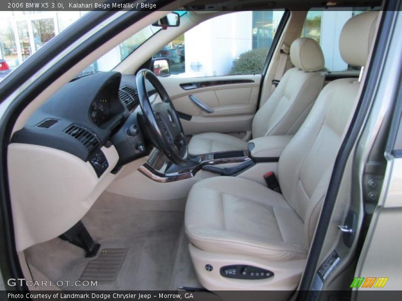 Kalahari Beige Metallic / Beige 2006 BMW X5 3.0i