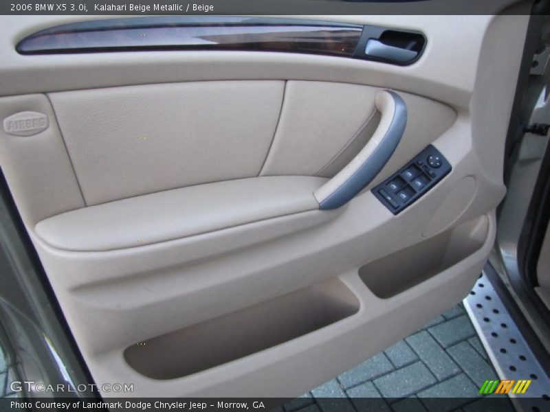 Kalahari Beige Metallic / Beige 2006 BMW X5 3.0i