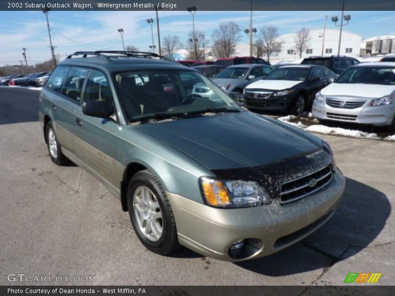 Front 3/4 View of 2002 Outback Wagon