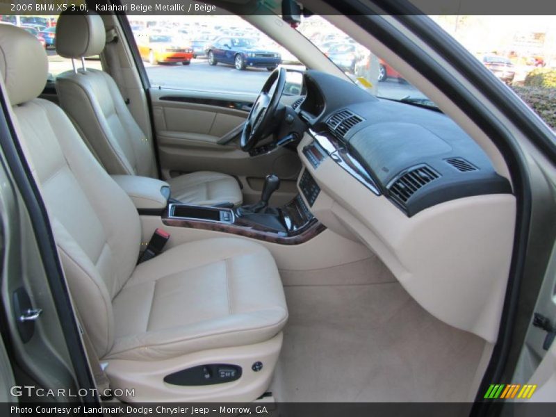 Kalahari Beige Metallic / Beige 2006 BMW X5 3.0i