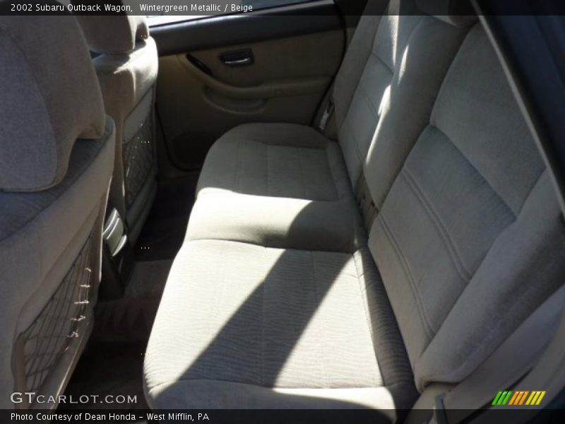Wintergreen Metallic / Beige 2002 Subaru Outback Wagon