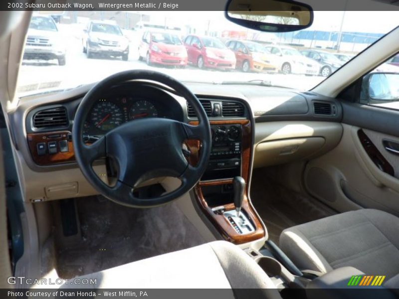 Beige Interior - 2002 Outback Wagon 