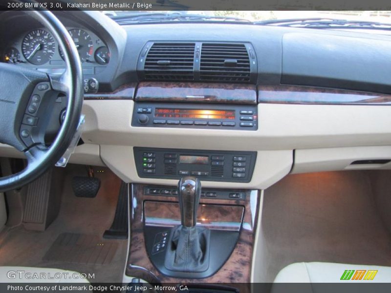 Kalahari Beige Metallic / Beige 2006 BMW X5 3.0i