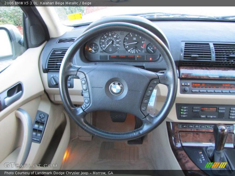 Kalahari Beige Metallic / Beige 2006 BMW X5 3.0i
