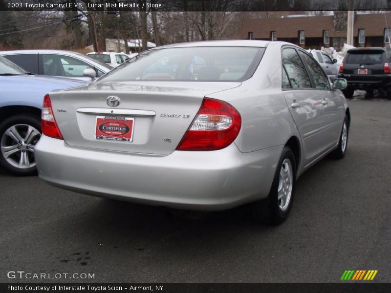 Lunar Mist Metallic / Stone 2003 Toyota Camry LE V6