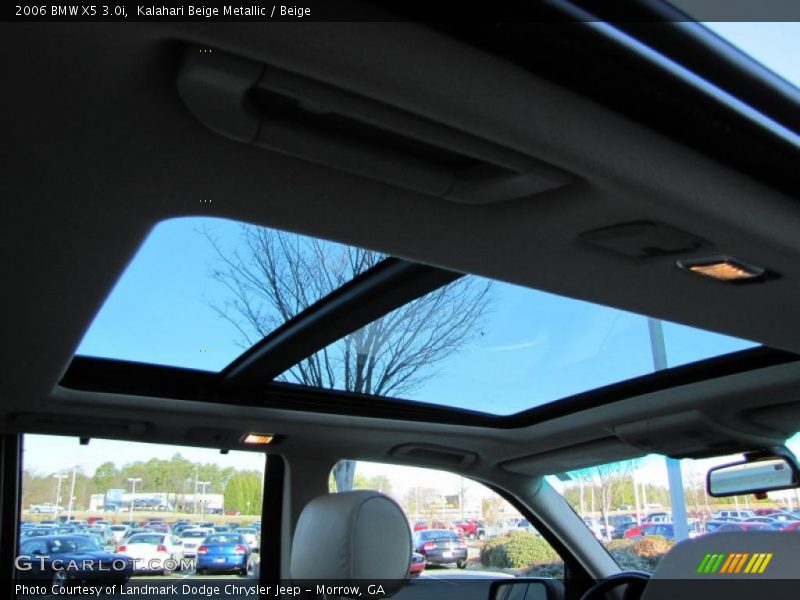 Kalahari Beige Metallic / Beige 2006 BMW X5 3.0i