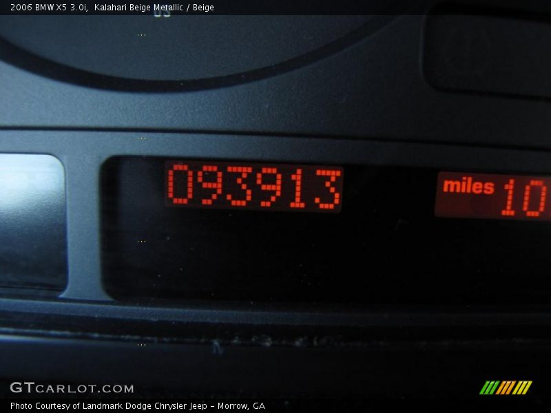 Kalahari Beige Metallic / Beige 2006 BMW X5 3.0i