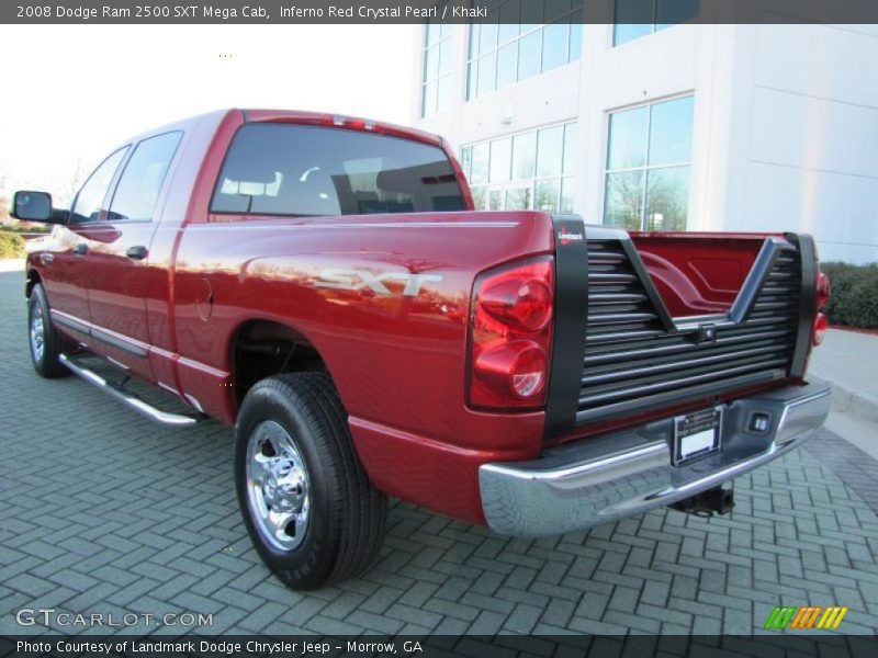  2008 Ram 2500 SXT Mega Cab Inferno Red Crystal Pearl