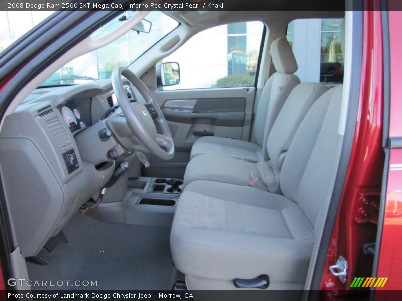  2008 Ram 2500 SXT Mega Cab Khaki Interior