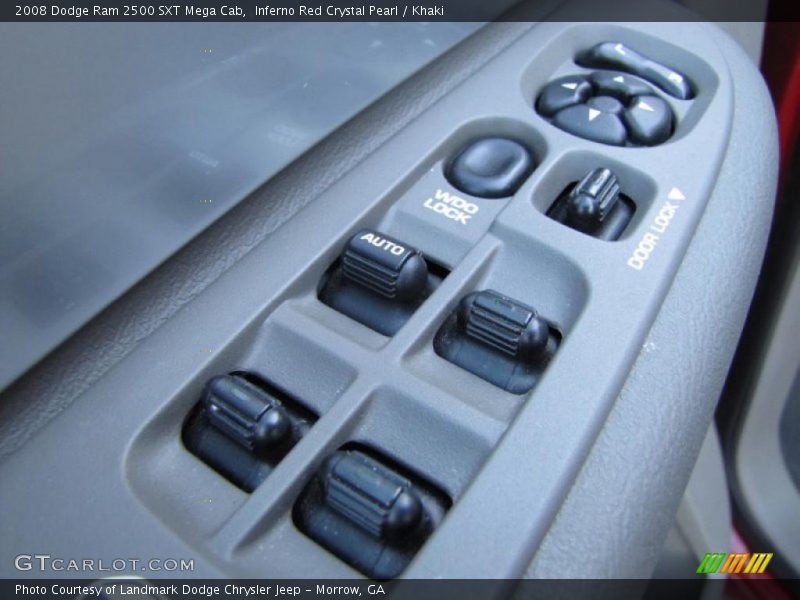 Inferno Red Crystal Pearl / Khaki 2008 Dodge Ram 2500 SXT Mega Cab