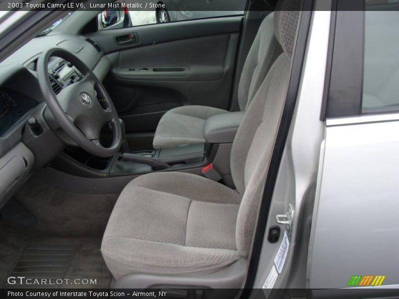 Lunar Mist Metallic / Stone 2003 Toyota Camry LE V6