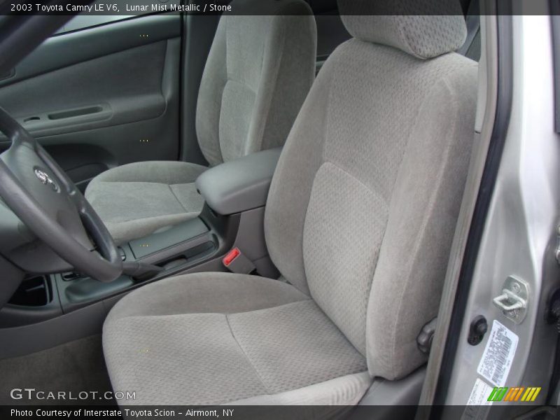 Lunar Mist Metallic / Stone 2003 Toyota Camry LE V6