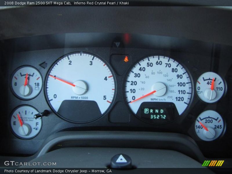  2008 Ram 2500 SXT Mega Cab SXT Mega Cab Gauges