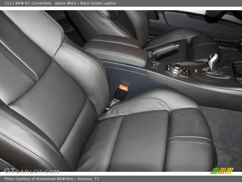 Alpine White / Black Novillo Leather 2011 BMW M3 Convertible