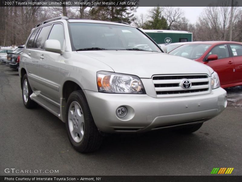 Millenium Silver Metallic / Ash Gray 2007 Toyota Highlander Limited 4WD