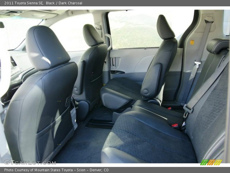  2011 Sienna SE Dark Charcoal Interior