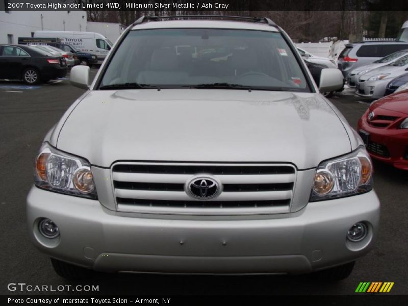 Millenium Silver Metallic / Ash Gray 2007 Toyota Highlander Limited 4WD