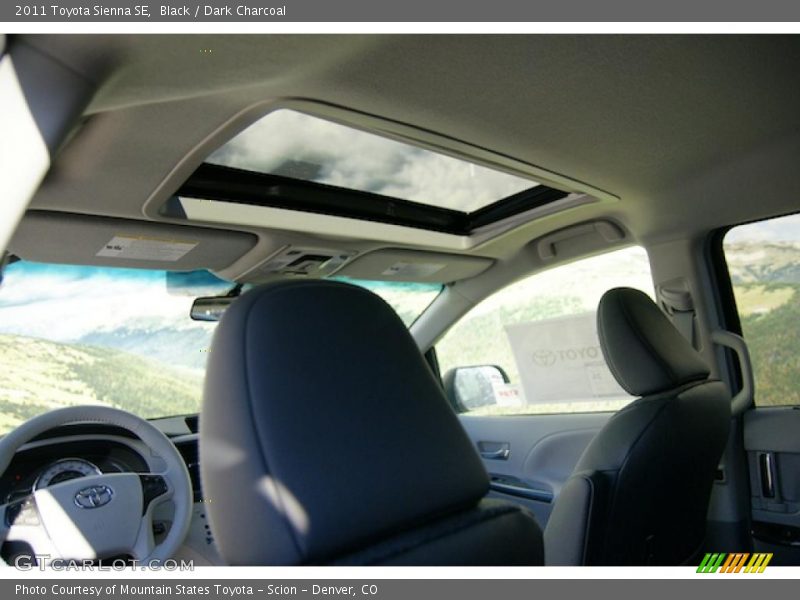 Black / Dark Charcoal 2011 Toyota Sienna SE