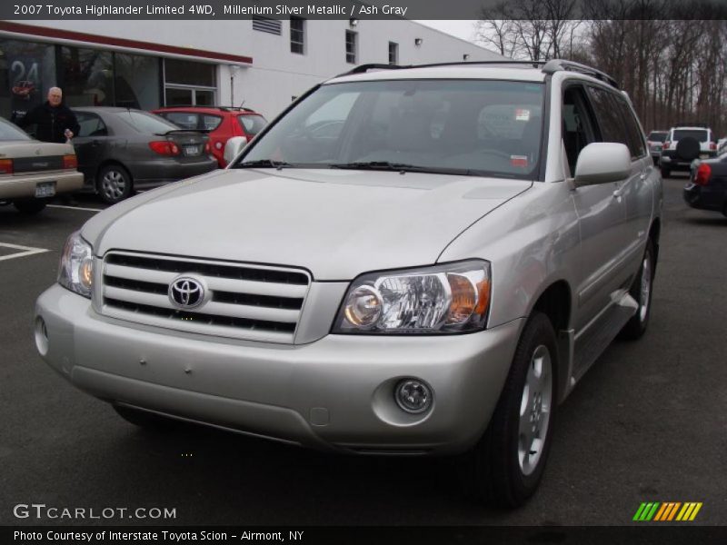 Millenium Silver Metallic / Ash Gray 2007 Toyota Highlander Limited 4WD
