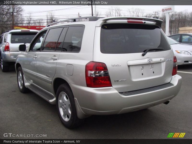 Millenium Silver Metallic / Ash Gray 2007 Toyota Highlander Limited 4WD