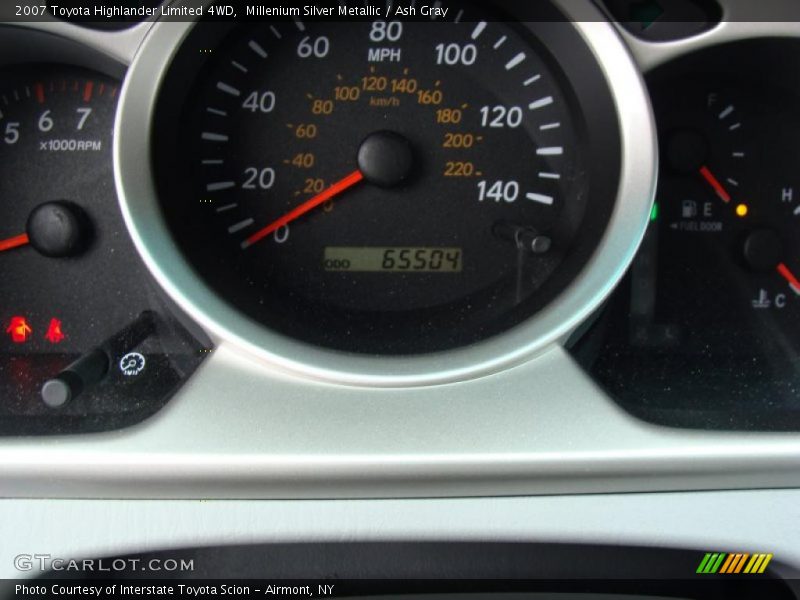 Millenium Silver Metallic / Ash Gray 2007 Toyota Highlander Limited 4WD