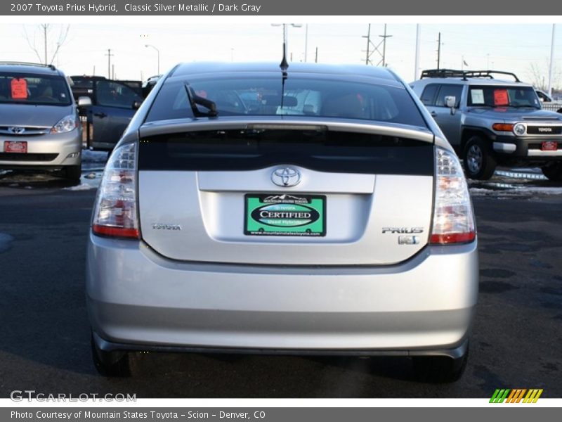 Classic Silver Metallic / Dark Gray 2007 Toyota Prius Hybrid