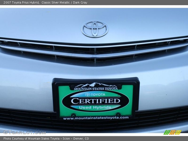 Classic Silver Metallic / Dark Gray 2007 Toyota Prius Hybrid