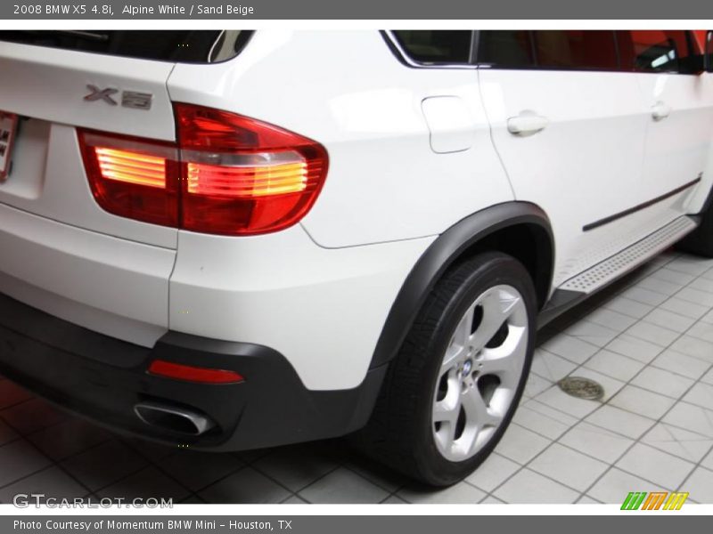 Alpine White / Sand Beige 2008 BMW X5 4.8i