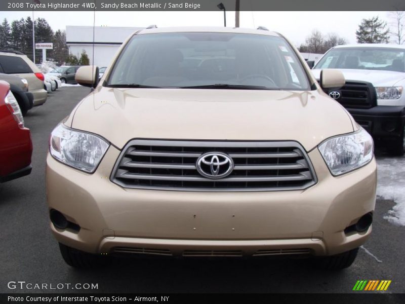 Sandy Beach Metallic / Sand Beige 2008 Toyota Highlander 4WD
