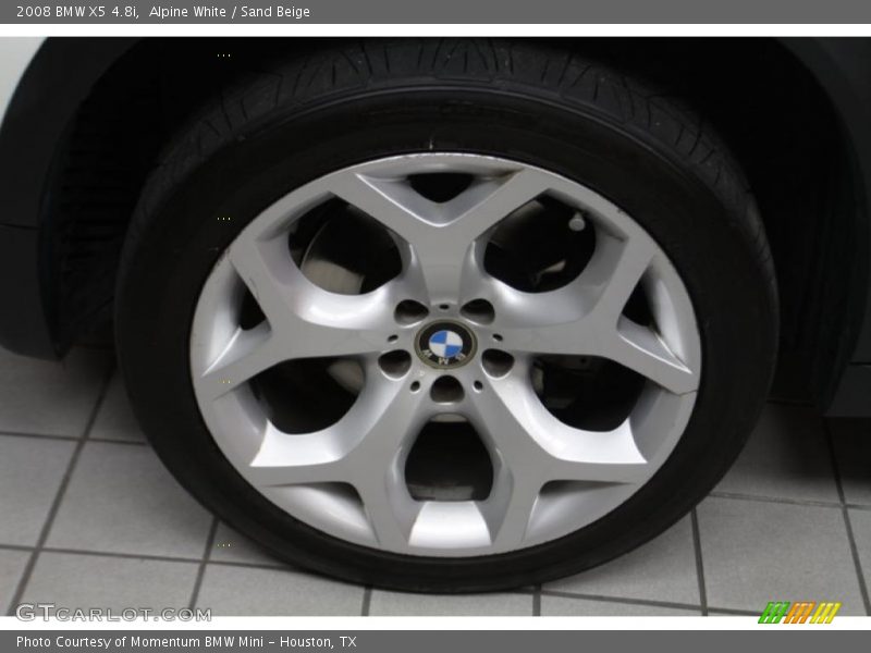 Alpine White / Sand Beige 2008 BMW X5 4.8i