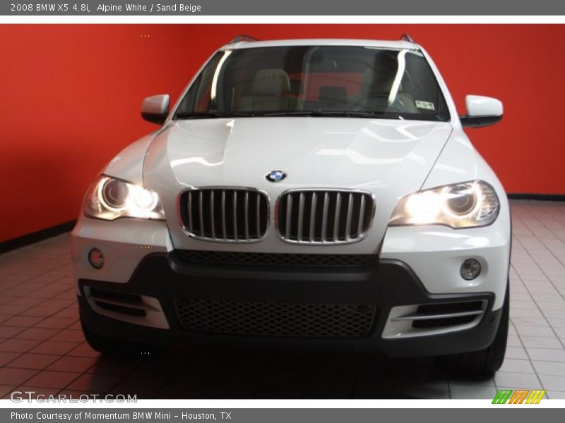Alpine White / Sand Beige 2008 BMW X5 4.8i