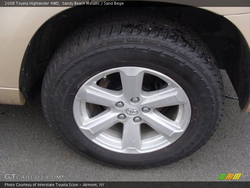 Sandy Beach Metallic / Sand Beige 2008 Toyota Highlander 4WD